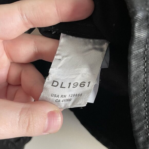 DL1961 Women S Black Medina Puff Sleeve Clarita Coated Button Up Jacket NWT - Picture 11 of 13